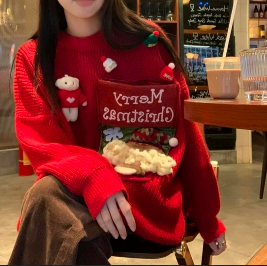 Merry Christman oversized sweater