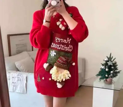 Merry Christman oversized sweater